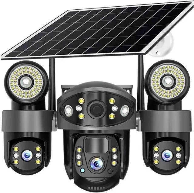 Main image of V380 PTZ Solar 4G Outdoor Street Light CCTV Security Camera