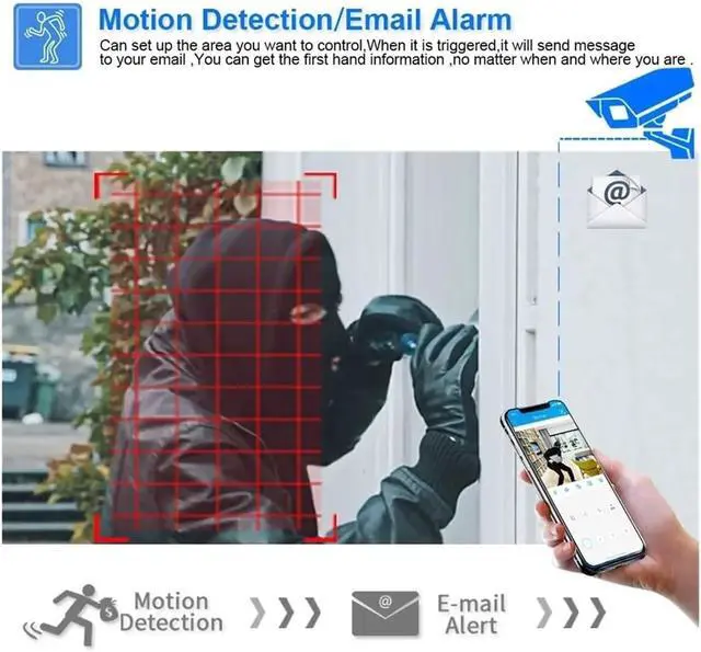 Alt view image 2 of 6 - 5MP Mini WiFi Indoor Tuya Smart Life Security Camera