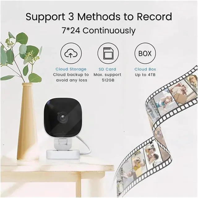 Alt view image 2 of 6 - 4K Mini WiFi IP65 Waterproof Outdoor Security Camera