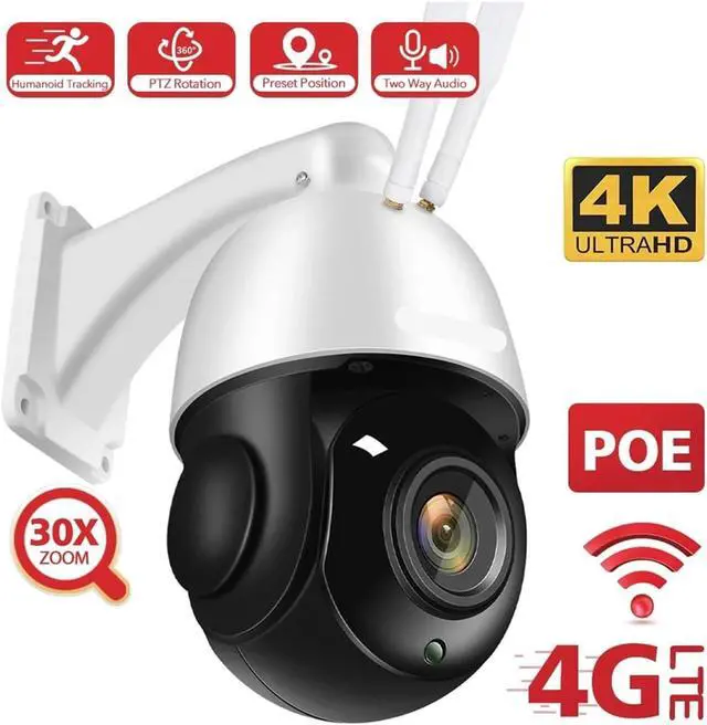 Alt view image 2 of 7 - Outdoor Speed Dome PTZ IP Security Surveillance Camera