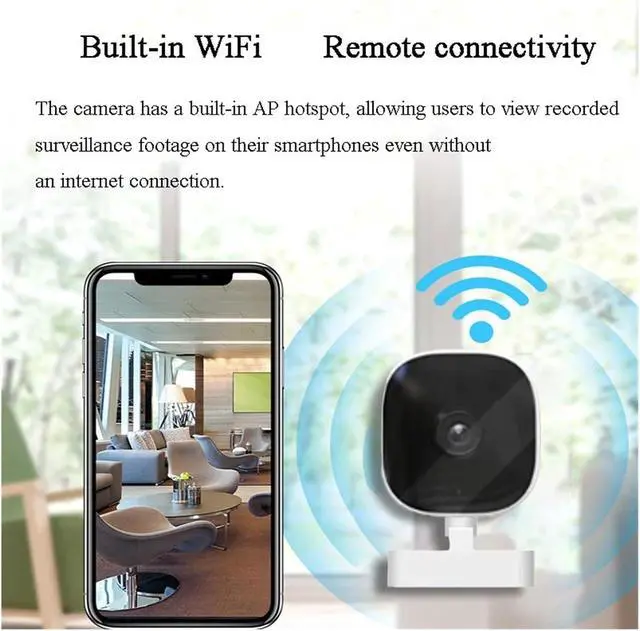Alt view image 4 of 6 - 4K Mini WiFi IP65 Waterproof Security Surveillance Camera