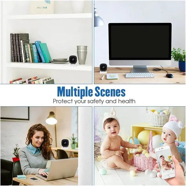 Alt view image 6 of 6 - 4K Smart Mini WiFi Security Camera, Full Color Night Vision, IP65 Waterproof, Two-Way Audio for Indoor & Outdoor Use(Camera)