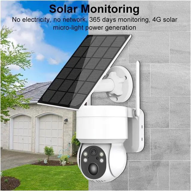 Alt view image 2 of 6 - 2MP Solar WiFi Battery Powered Outdoor Security Camera