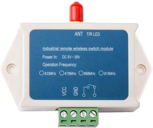 Alt view image 5 of 7 - SK200PRO 100mW Dry Contact I/O Signal Way Relay Module 4~6Km LoRa Wireless Switch Control Module RF Transmission Module x 1 Set (433 MHz)