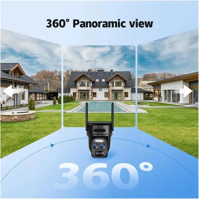 Alt view image 3 of 6 - WiFi Outdoor Wireless Security Surveillance IP Camera