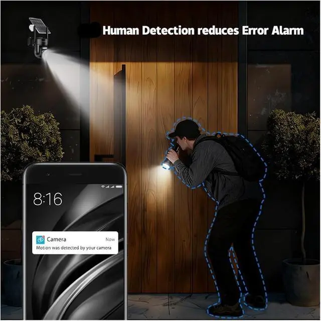 Alt view image 4 of 6 - WiFi Outdoor Wireless Security Surveillance IP Camera