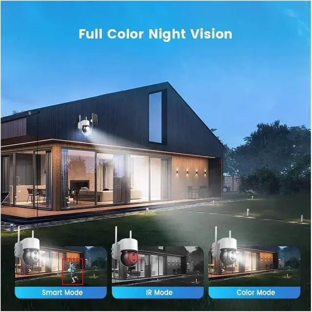 Alt view image 5 of 7 - 5MP Solar WiFi PTZ Battery Powered Outdoor IP Camera