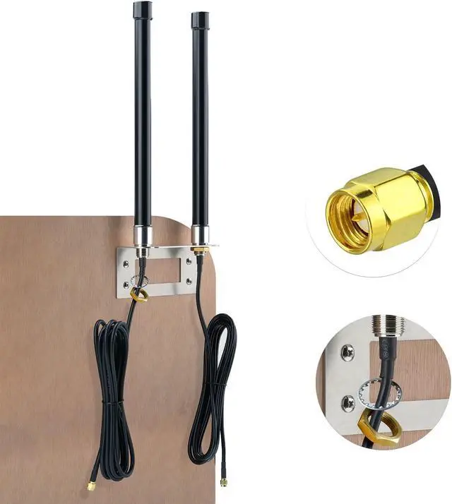 Alt view image 3 of 7 - Bingfu Cellular 4G LTE SMA Trail Camera Fiberglass Antenna Compatible with Spypoint Link Micro Covert Spartan Stealth Muddy Wildlife Hunting Game Cam Outdoor Mobile Security Camera Wireless Router