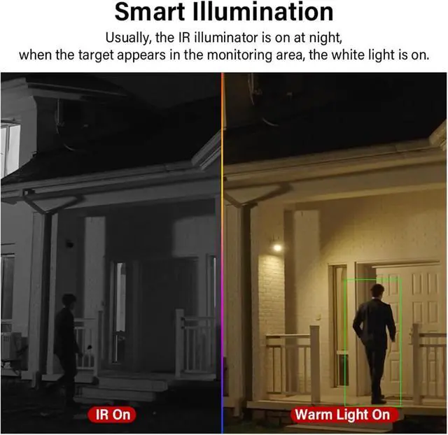 Alt view image 3 of 7 - HFW1539DTK1-SAW-IL 5MP WiFi 6 Outdoor IP Security Camera