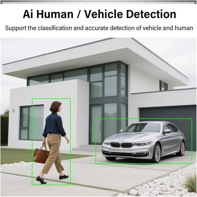 Alt view image 4 of 7 - HFW1539DTK1-SAW-IL 5MP WiFi 6 Outdoor IP Security Camera