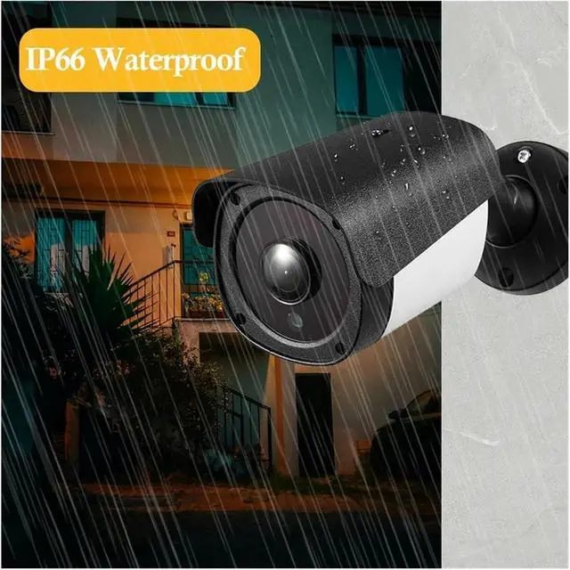 Alt view image 3 of 6 - 8MP 4K 1.44mm Fisheye Metal Bullet Outdoor IP Camera