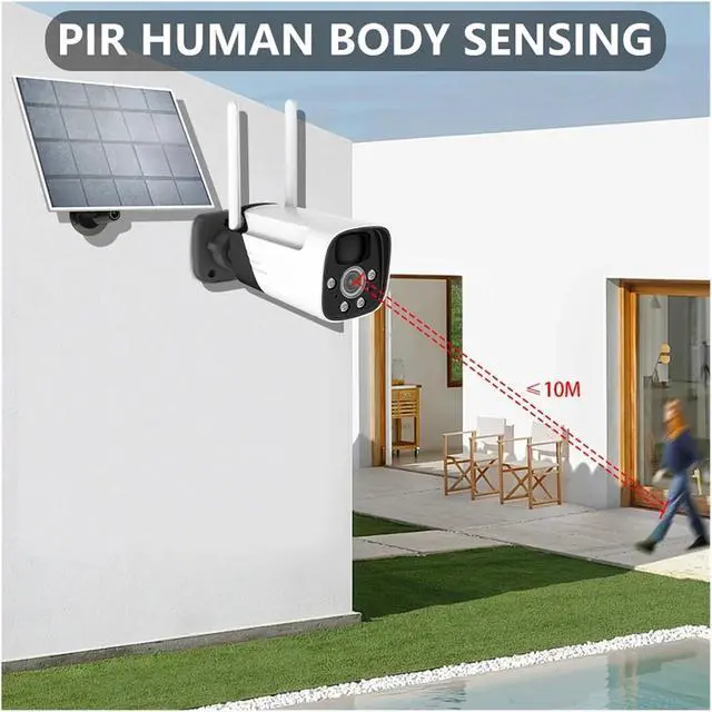Alt view image 5 of 7 - 3MP WiFi Wireless Outdoor Security Camera