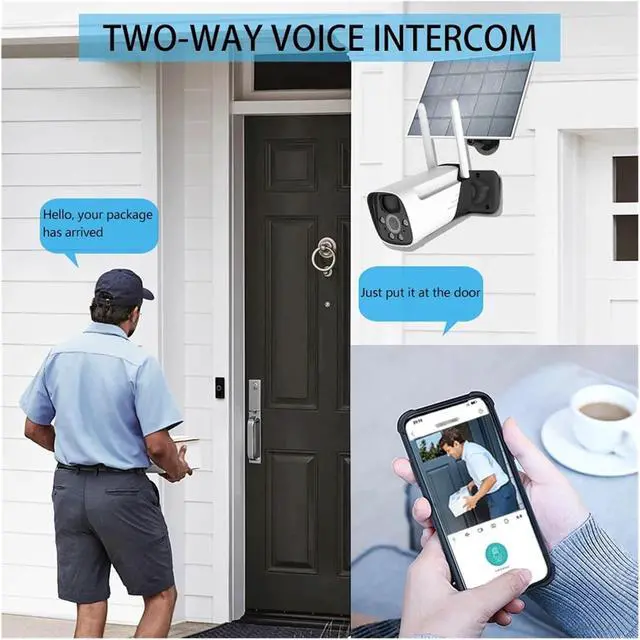 Alt view image 6 of 7 - 3MP WiFi Wireless Outdoor Security Camera