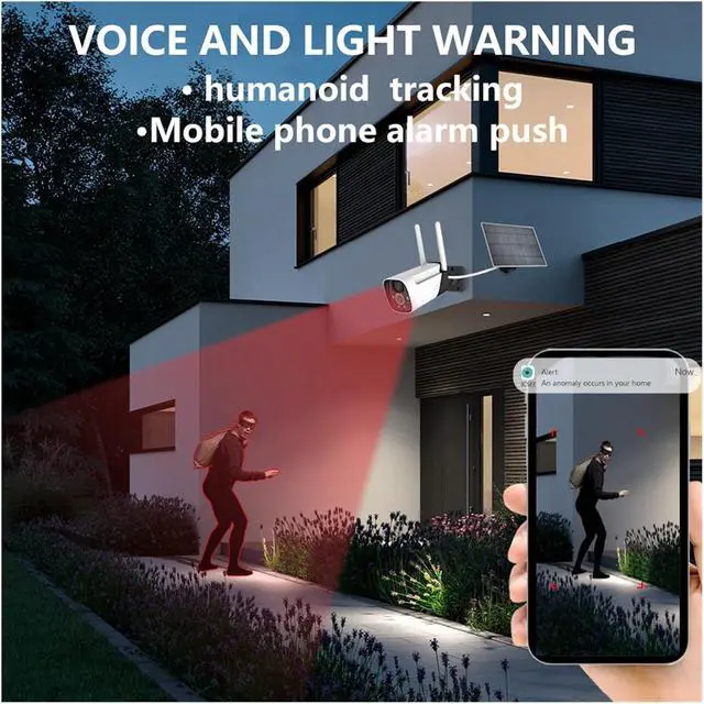 Alt view image 7 of 7 - 3MP WiFi Wireless Outdoor Security Camera