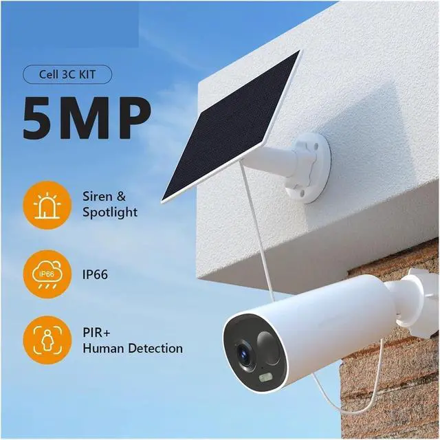 Alt view image 2 of 7 - Solar Powered Wireless Outdoor Security IP Camera