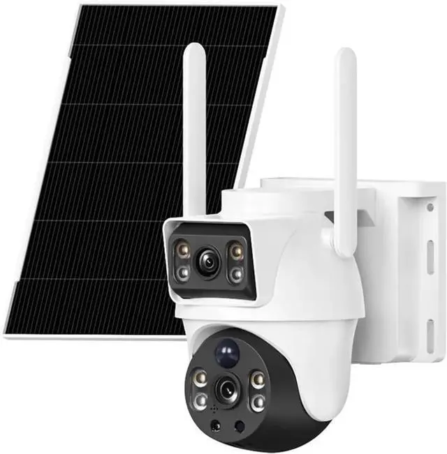 Main image of V380 Pro 8MP 4K Dual Lenses Solar WiFi Outdoor IP Camera
