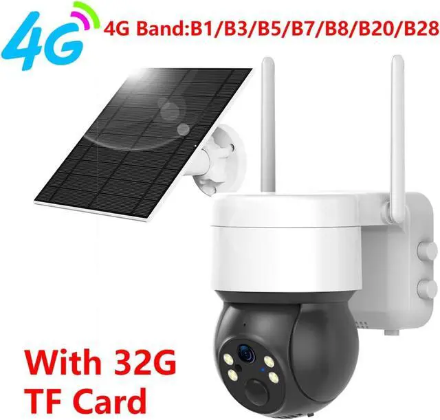 Alt view image 2 of 7 - 4G WiFi Solar PTZ Outdoor Security IP Camera