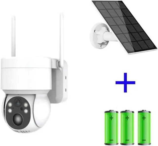 Alt view image 2 of 7 - 4MP WiFi PTZ Solar Battery Powered Outdoor IP Camera