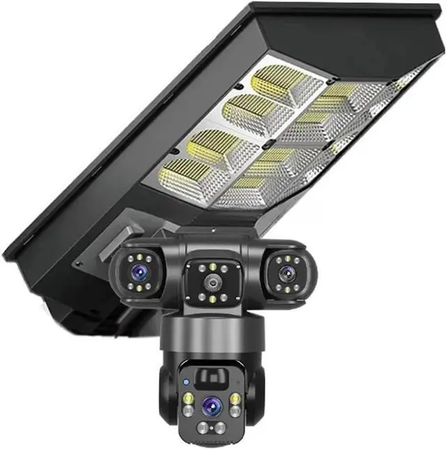 Main image of V380 Pro 12MP Multi Lens 4G Solar Street Light PTZ Camera