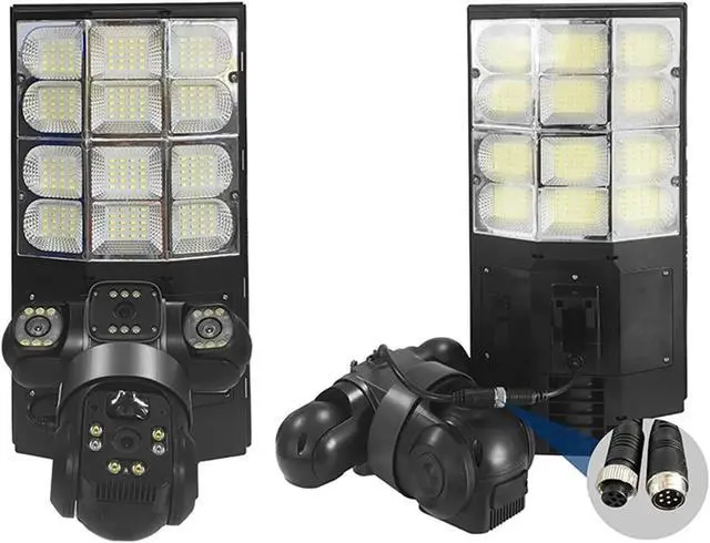 Alt view image 7 of 7 - V380 Pro 12MP Multi Lens 4G Solar Street Light PTZ Camera