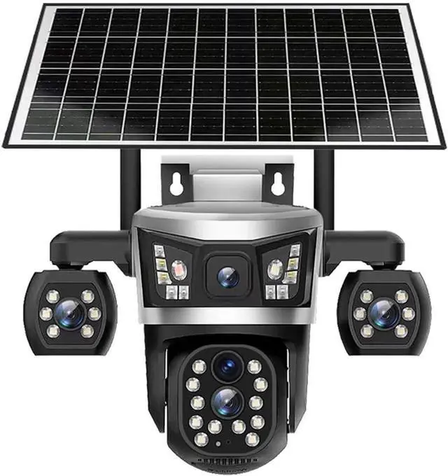 Main image of V380 16MP AOV 4 Lens Solar 4G Battery Outdoor Security Camera