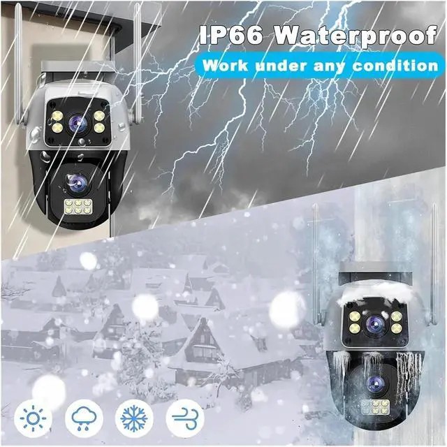 Alt view image 3 of 7 - 4G WiFi PTZ Outdoor Wireless Security IP Camera
