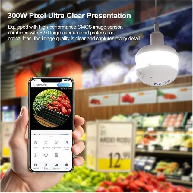 Alt view image 7 of 7 - V380 Pro 4MP WiFi IP Security Surveillance Camera