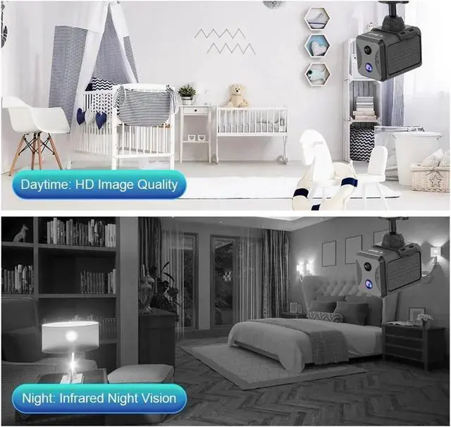 Alt view image 7 of 7 - 5MP Battery Powered 4G WiFi Mini Security IP Camera