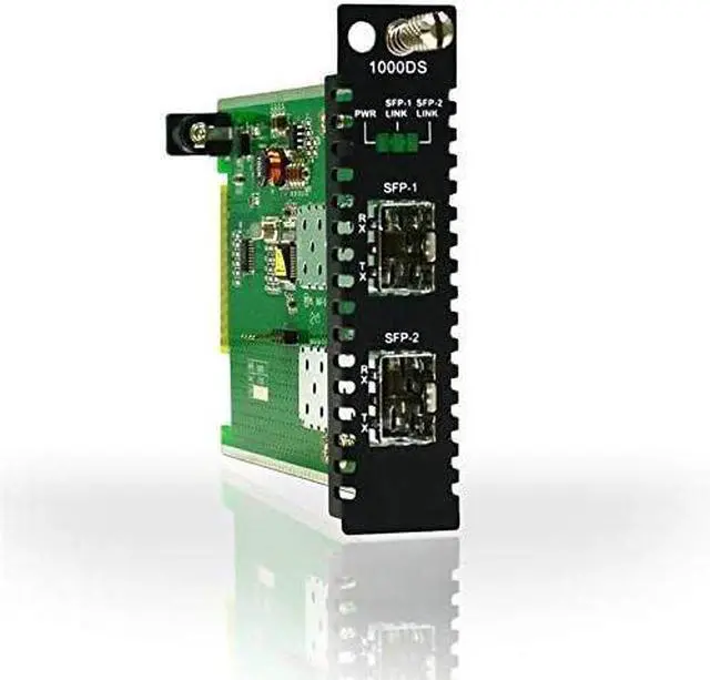 Main image of FRM220-1000DS Universal SFP to SFP Media Converter (Repeater), Managed
