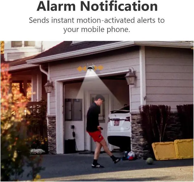 Alt view image 5 of 6 - 5MP Outdoor Bullet WiFi Security Surveillance Camera