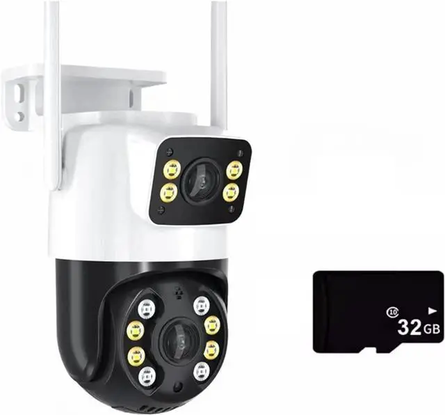 Main image of 8MP Dual Lens PTZ WiFi Security IP Surveillance Camera