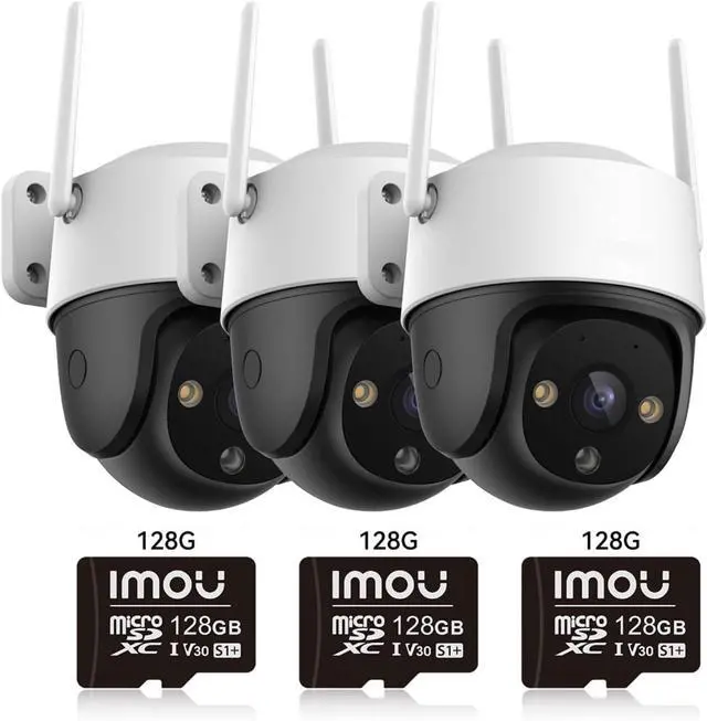 Alt view image 2 of 7 - 3MP Outdoor PTZ WiFi IP66 Surveillance Camera