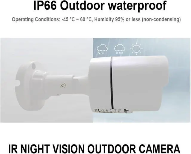 Alt view image 2 of 6 - 1080P Wired AHD Bullet CCTV Security Camera, HD IR Night Vision Waterproof Outdoor Surveillance Camera for Home(1080P_NTSC)