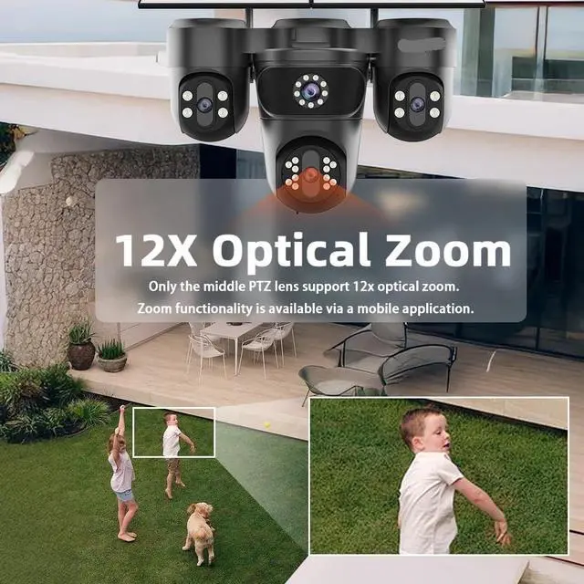 Alt view image 5 of 7 - 4G Solar PTZ Security IP Camera(4G Cam Add 64G)