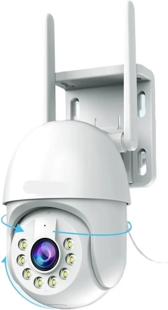 Main image of 2K HD WiFi Outdoor PTZ IP Camera Auto Tracking Color Night Vision Surveillance CCTV Camera