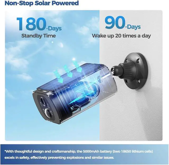 Alt view image 4 of 7 - Solar Wireless Outdoor Security Camera
