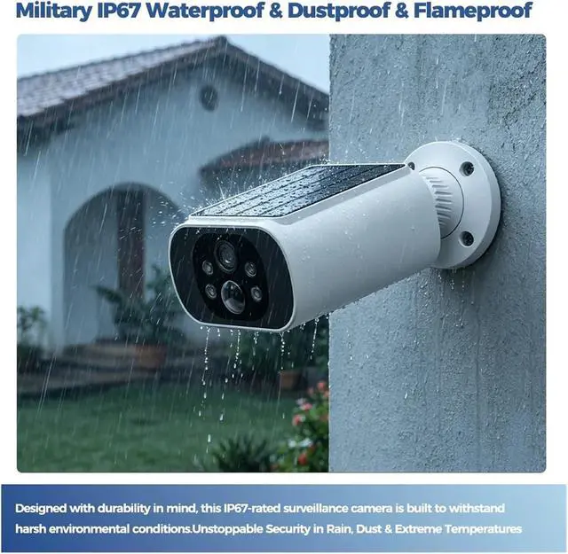 Alt view image 5 of 7 - Solar Wireless Outdoor Security Camera