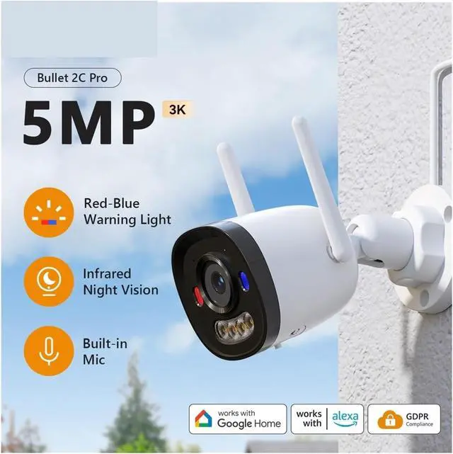 Alt view image 3 of 7 - PTZ WiFi Outdoor Bullet Security Camera