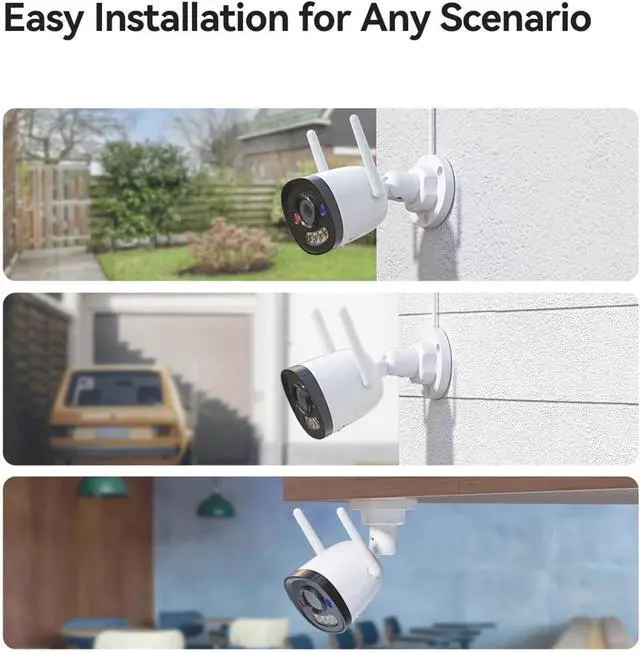 Alt view image 7 of 7 - PTZ WiFi Outdoor Bullet Security Camera