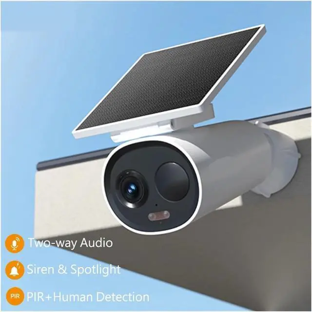 Alt view image 2 of 7 - Solar Wireless Outdoor Security Camera