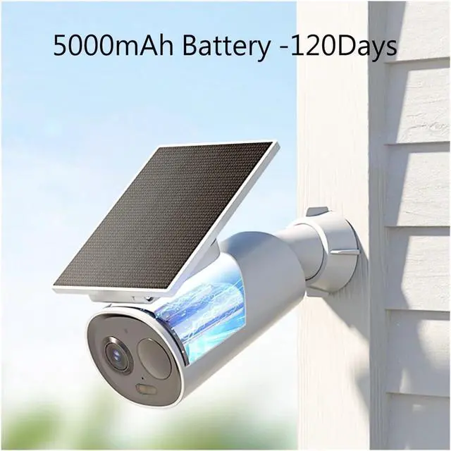Alt view image 3 of 7 - Solar Wireless Outdoor Security Camera