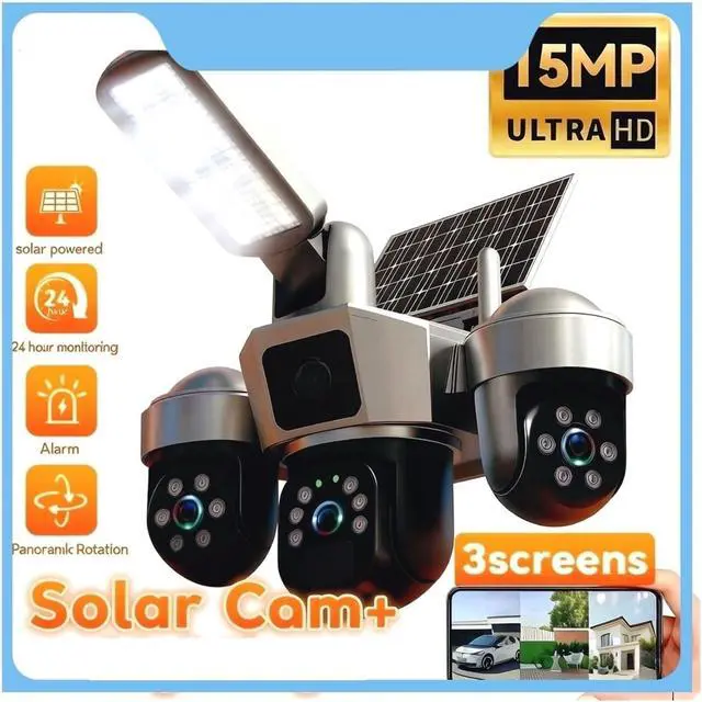 Alt view image 3 of 7 - WiFi 4G Solar PTZ Outdoor Security IP Camera