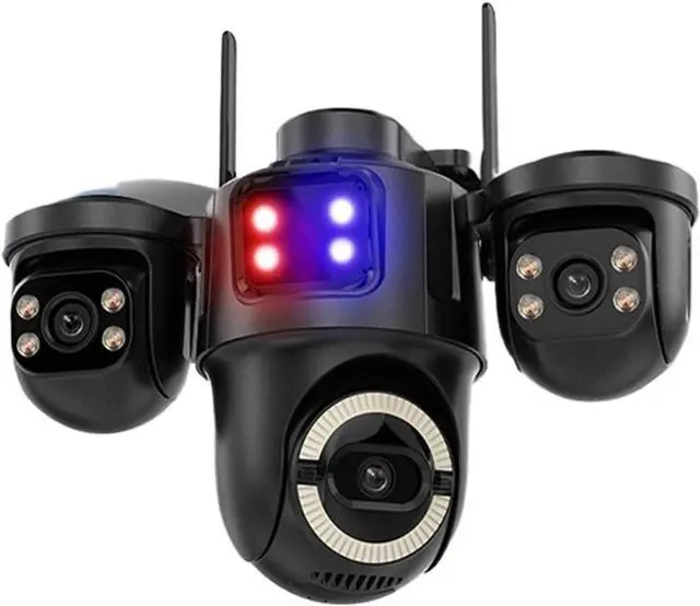 Main image of 3-Lens Wireless Outdoor Security Camera