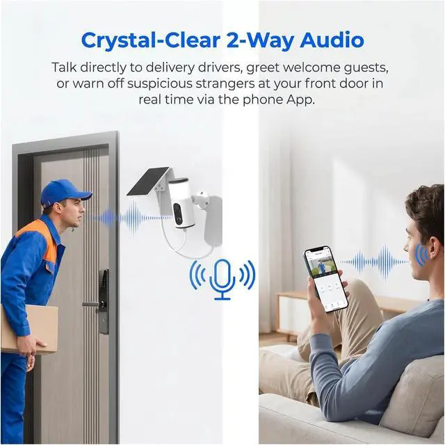 Alt view image 5 of 7 - Solar Wireless Outdoor Security Camera