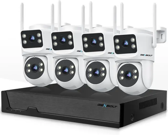 Main image of GENBOLT Dual Lens PoE Camera + 4K NVR