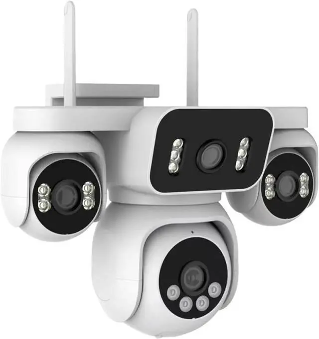 Main image of 20MP 10K Four Screens WiFi Security Camera Outdoor Four Lens 360° PTZ 16X Zoom Auto Tracking CCTV Wireless Surveillance IP Cam