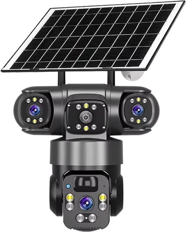 Main image of V380 6K Triple Screen 4G WiFi Solar PTZ Battery Outdoor Security CCTV Camer