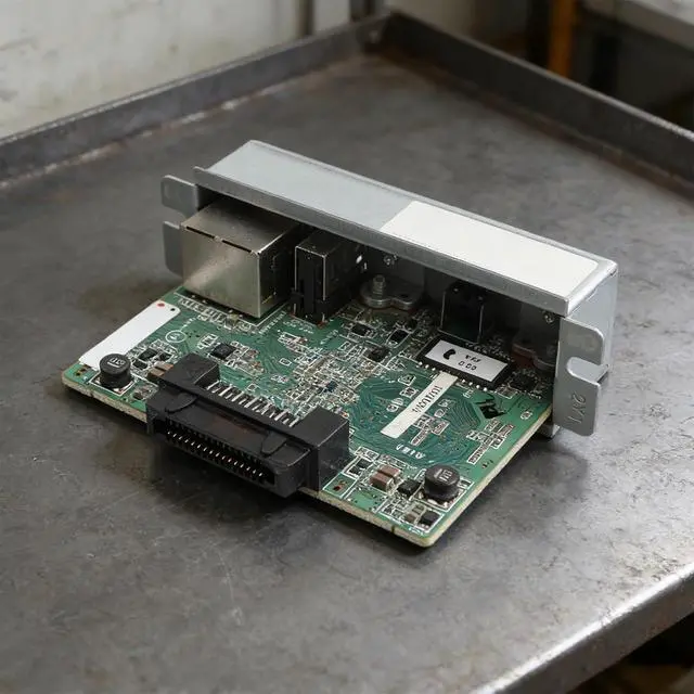 Alt view image 5 of 7 - Ethernet Interface Module UB-E04 Print Server 10Base-T 100Base-TX Compatible with C32C881008 TM-T88VI TM-T88V TM-T70II TM-U220 TM-H6000 Retail POS Printers