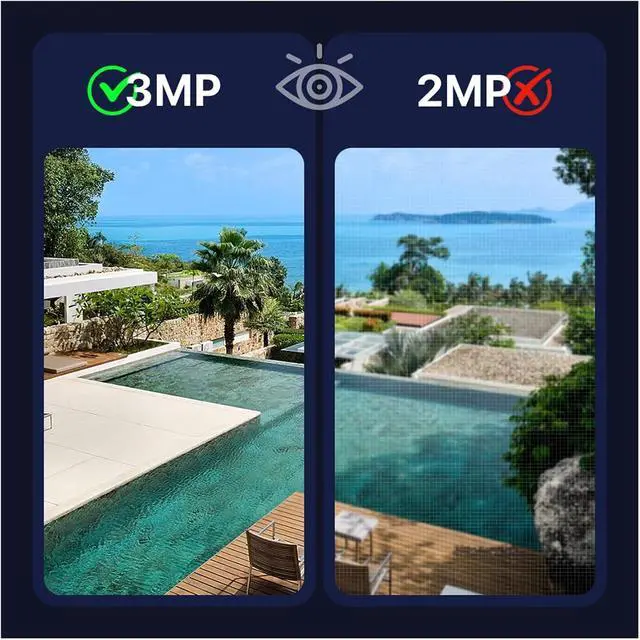 Alt view image 4 of 7 - WiFi PTZ Solar Outdoor 3MP IP65 Home Security Surveillance Camera