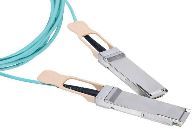 Alt view image 3 of 7 - 100G QSFP28 to QSFP28 Active Optical Cable(AOC Cable),MMF AOC 1 Meter (3.3ft),Compatible with Cisco